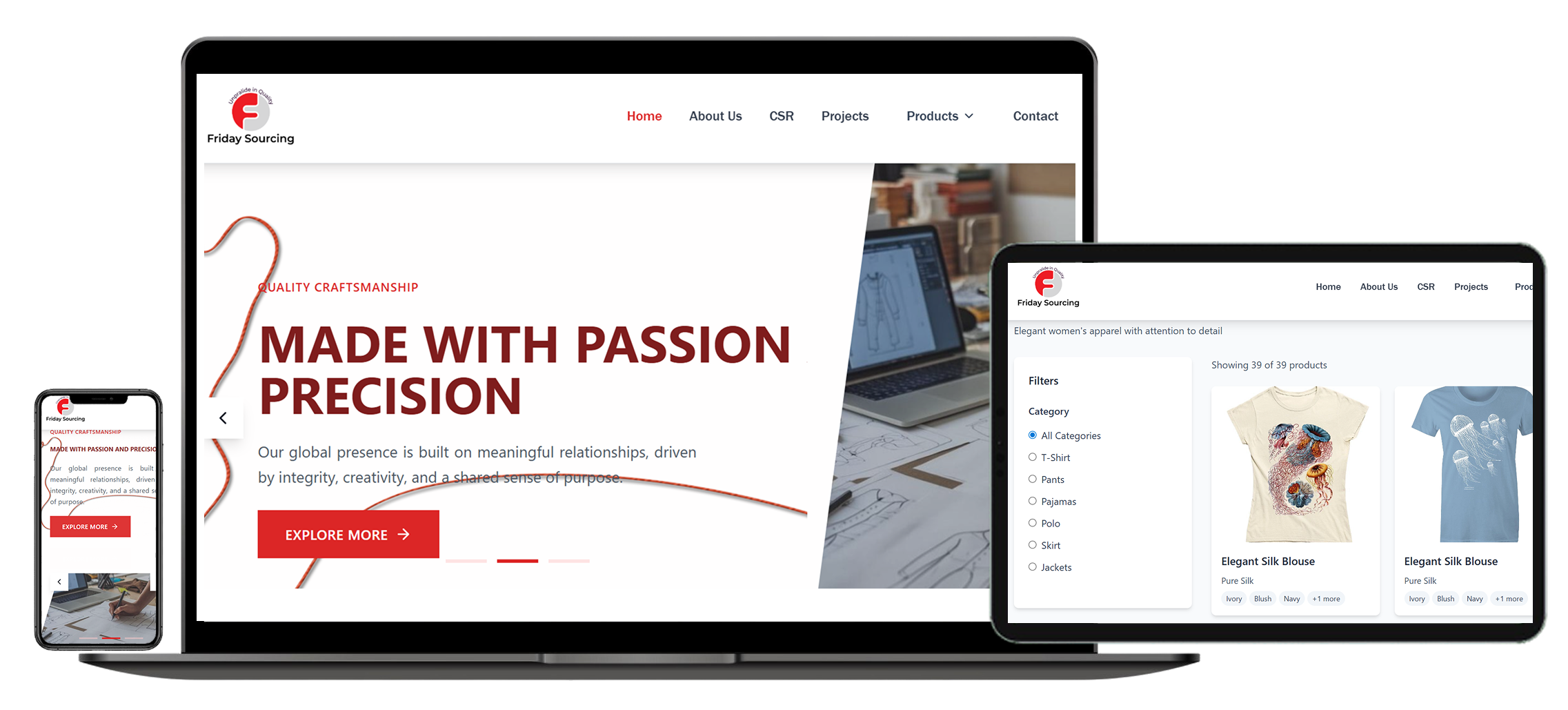 Friday Sourcing Portfolio