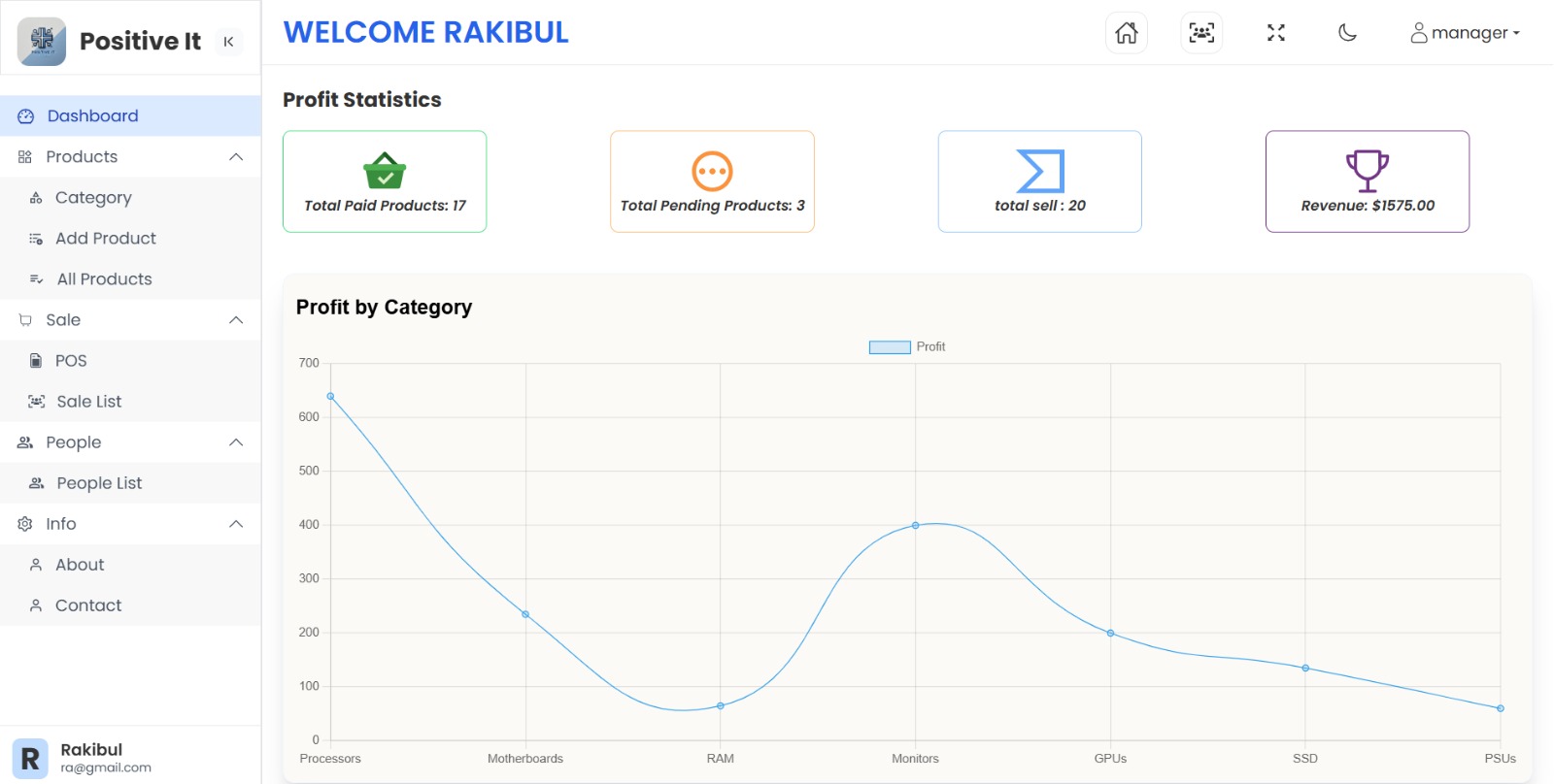 POS System (MERN Stack)